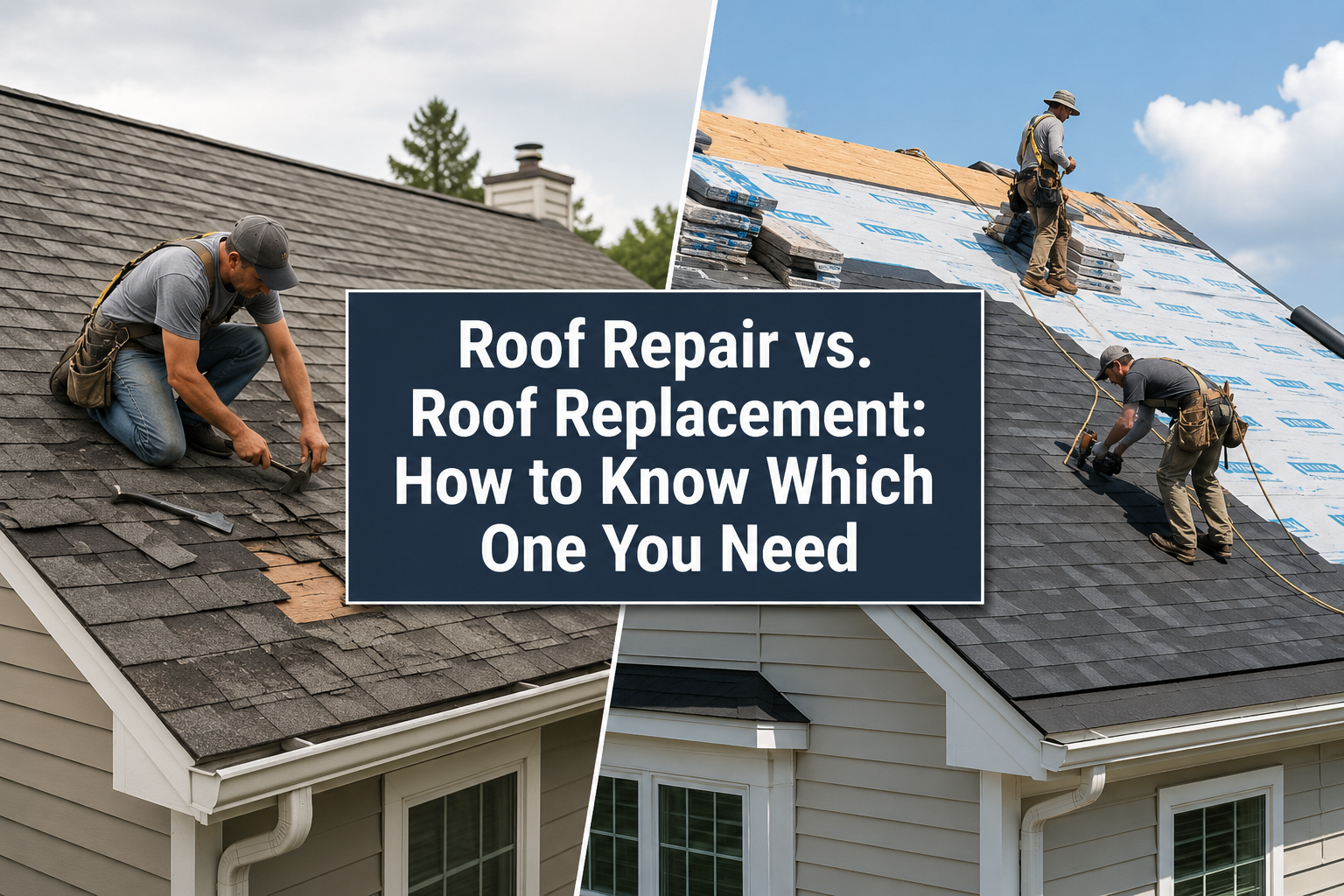 Roof Repair vs. Roof Replacement